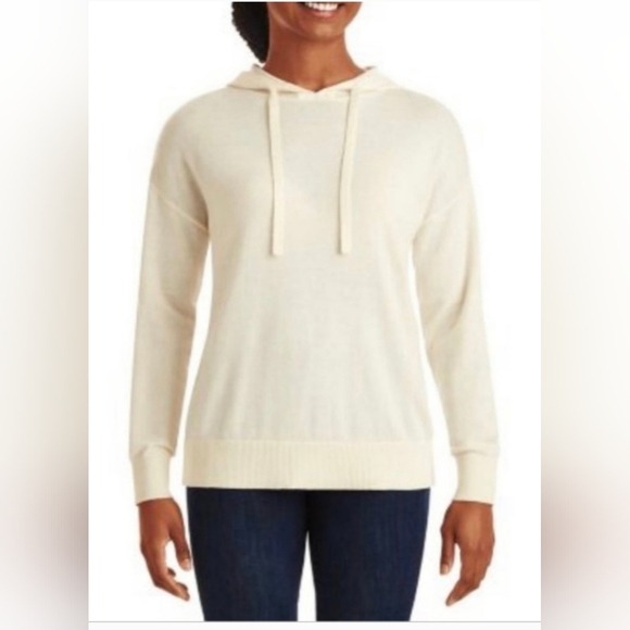 Cashmere Blend Lightweight Hoodie Super Soft! - Picture 2 of 5